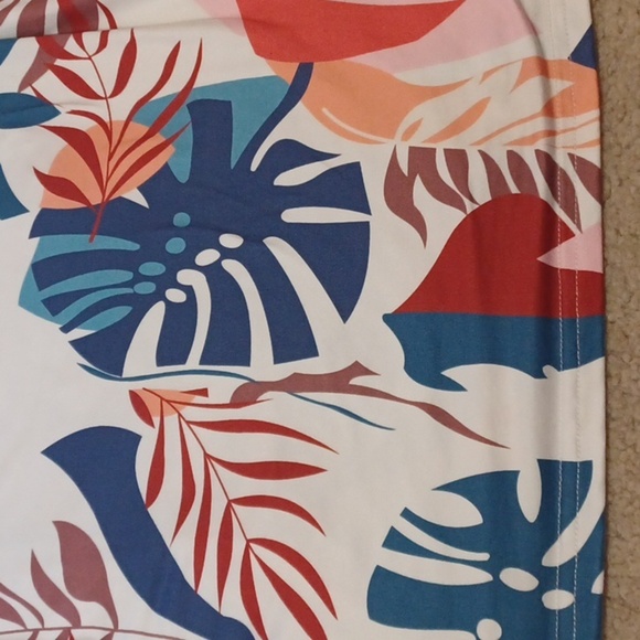 Unbranded Tropical Leaf Dress With Pockets - Picture 9 of 11